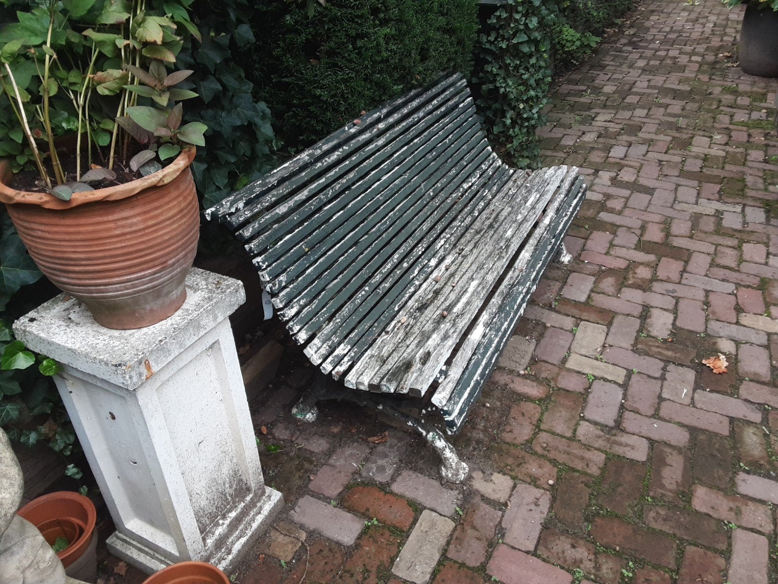 gietijzeren tuinbank, Ophalen, Gebruikt, Metaal, Overige typen