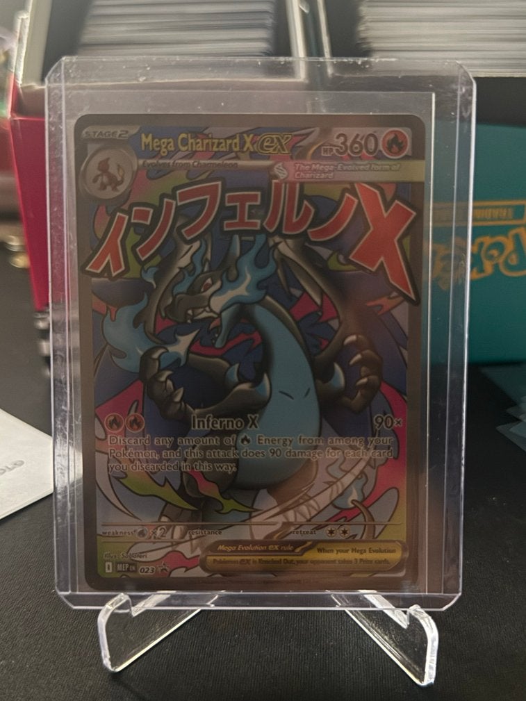 Mega Charizard EX promo - Charizard UPC - Pokémon Kaart, Ophalen of Verzenden, Nieuw, Losse kaart, Foil