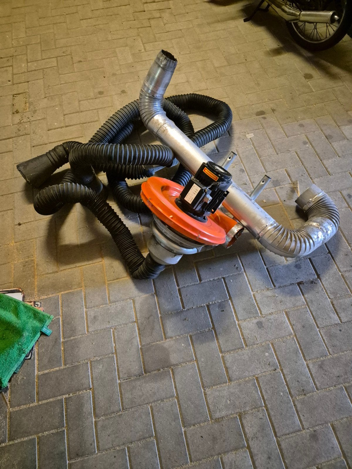 Nederman Afzuiger met ABB Motor en Slangen, Doe-het-zelf en Verbouw, Ophalen, Gebruikt, Afzuiger