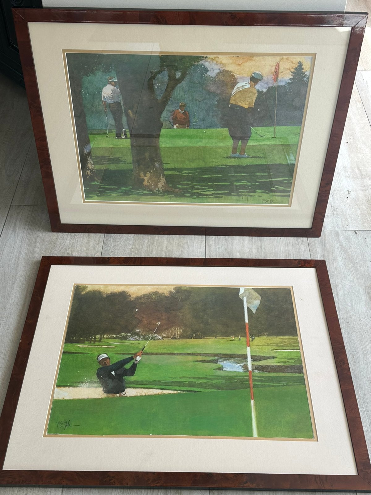 Bart Forbes groot Art print schilderij Golf thema vanaf, Ophalen of Verzenden