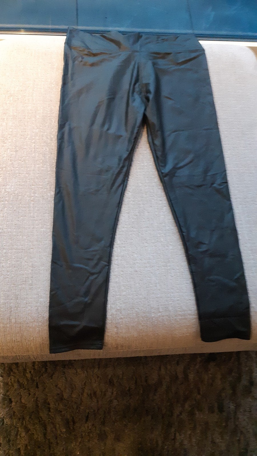 nieuw (nep)lederen legging maat 40/42, Legging, Zwart, Nieuw, Maat 40/42 (M)