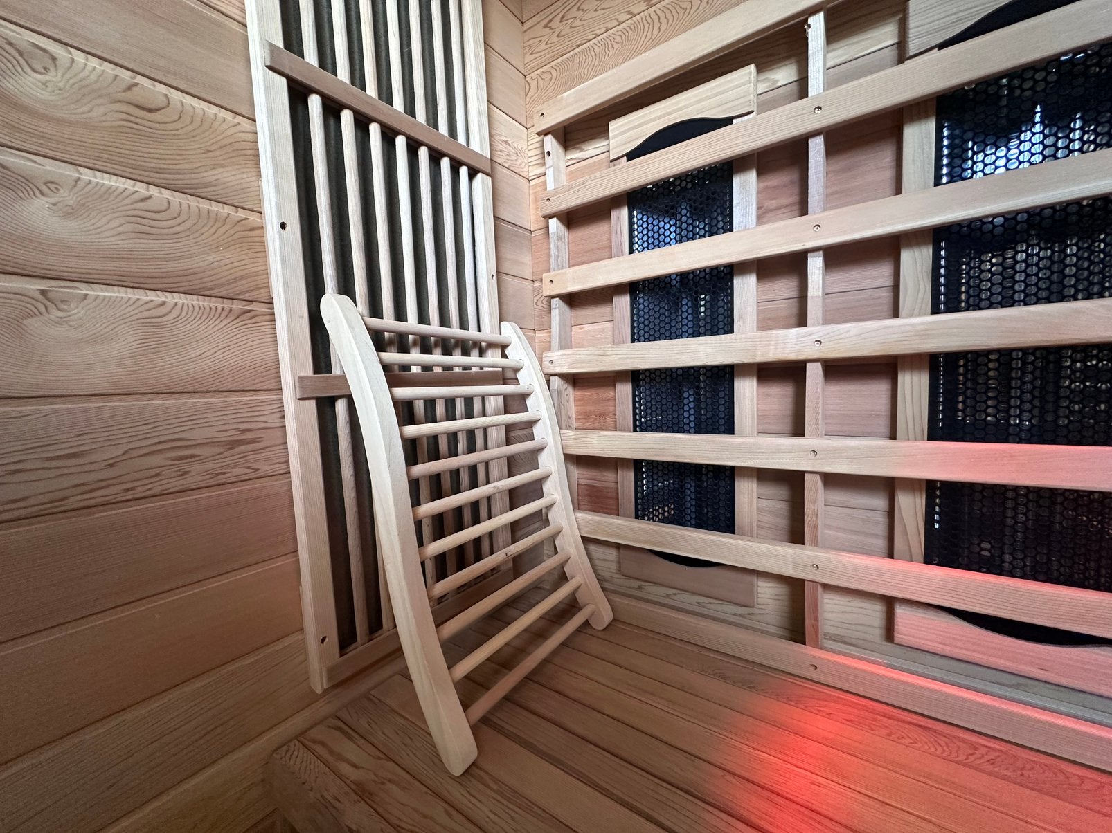 Showmodel Combi Sauna | Infrarood + 3,5kW Harvia 230V| OP=OP, Sport en Fitness, Info@inner-stillness.nl, Verzenden, Fins of Traditioneel