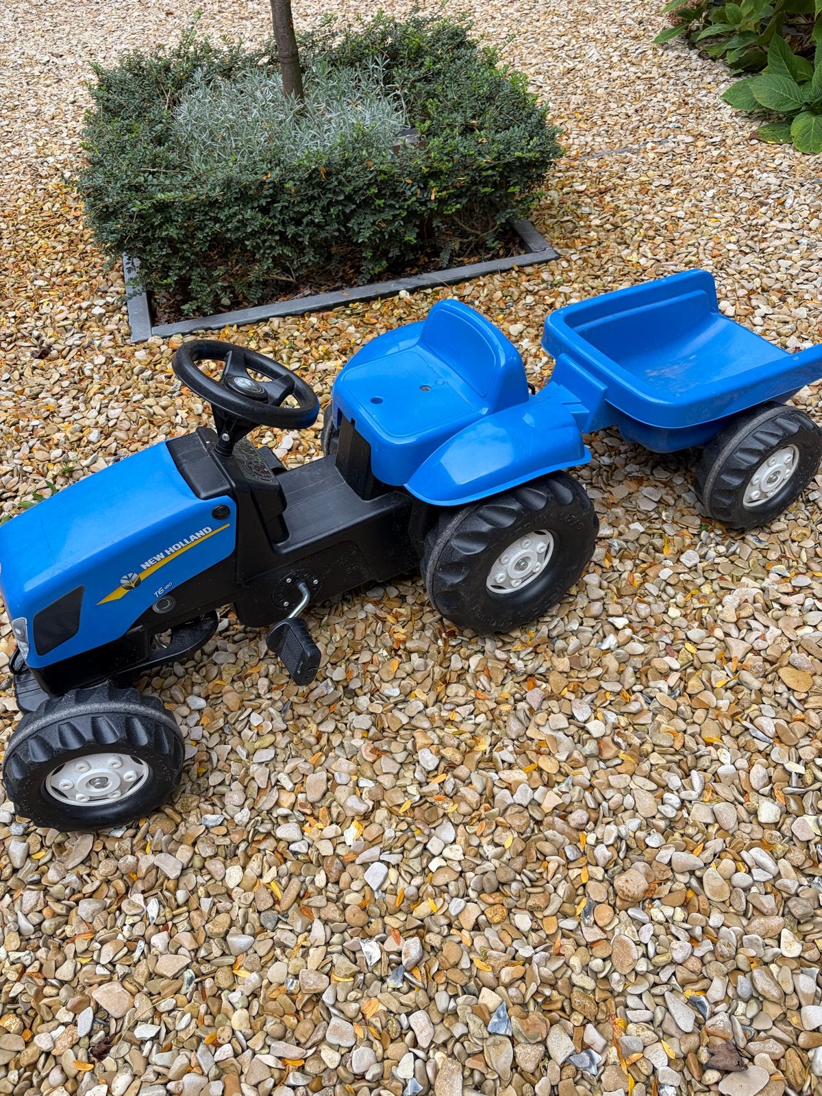 New Holland traptractor met aanhanger voor kinderen, Ophalen of Verzenden, Gebruikt, Trapvoertuig