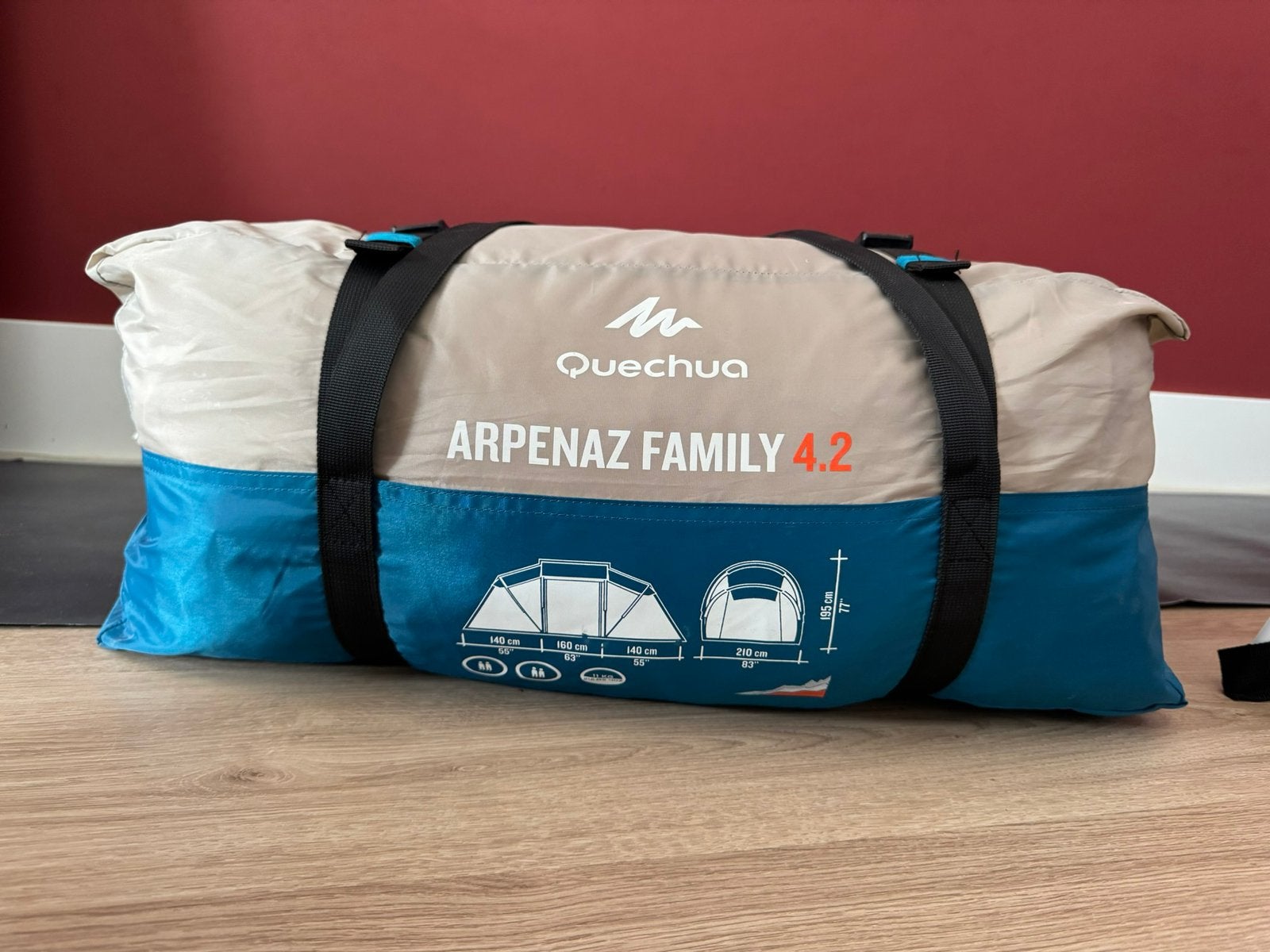 QUECHUA Arpenaz Family 4.2, Caravans en Kamperen, Ophalen of Verzenden, Gebruikt, Tot en met 4