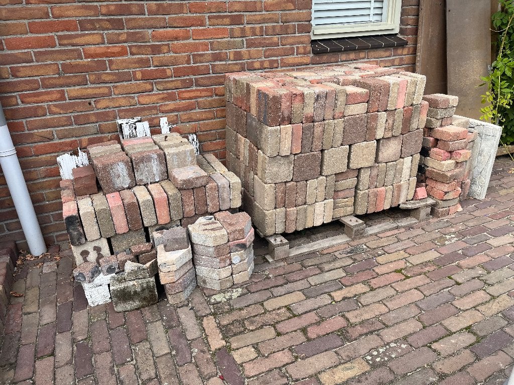Cobblestones (gratis), Ophalen, Gebruikt, Klinkers, 5 tot 10 m²