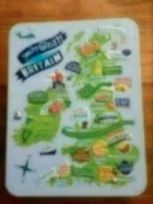Voorraadblik: you're Great! Britain, Verzamelen, Blikken, Ophalen of Verzenden, Gebruikt, Koek(jes)