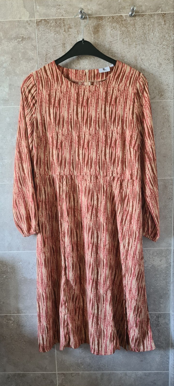 Linea Loresi Jurk met print - Maat 42, Maat 42/44 (L), Ophalen of Verzenden, Zo goed als nieuw, Linea Loresi
