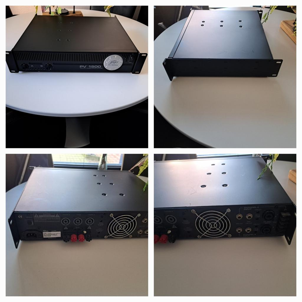 Peavey PV 1500 power amp VERSTERKER, Ophalen, Zo goed als nieuw, Audio