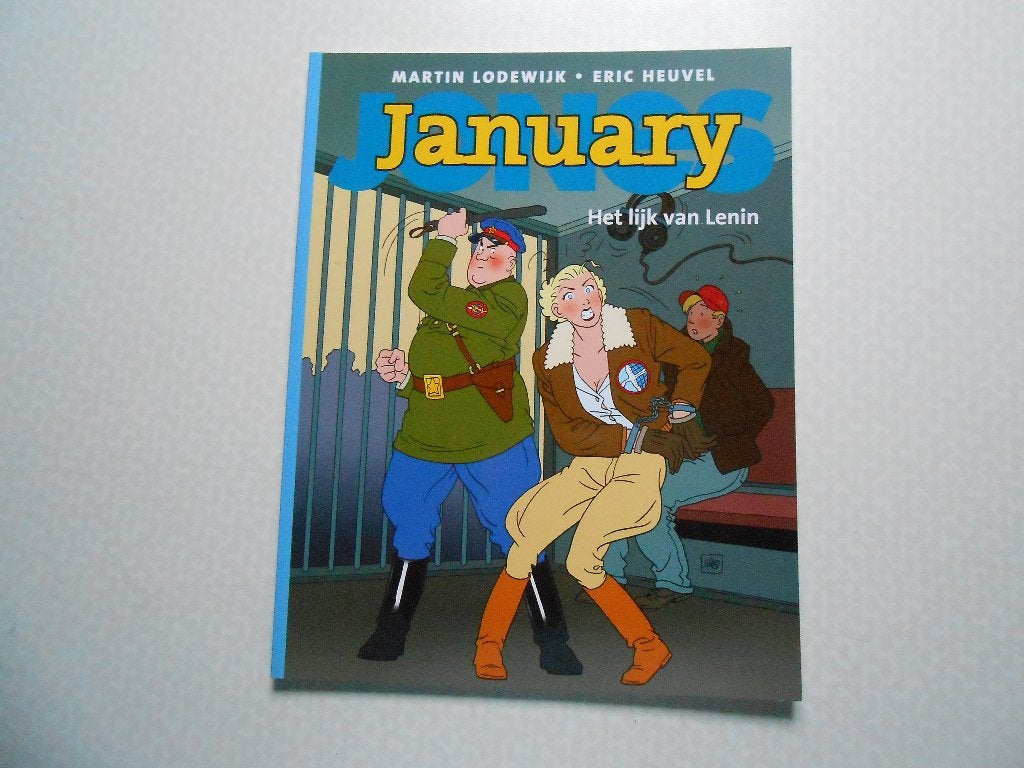 January jones 7 Het lijk van Lenin 2015 1 ste druk., Boeken, Stripboeken, Eén stripboek, Nieuw, Eric Heuvel, Ophalen of Verzenden