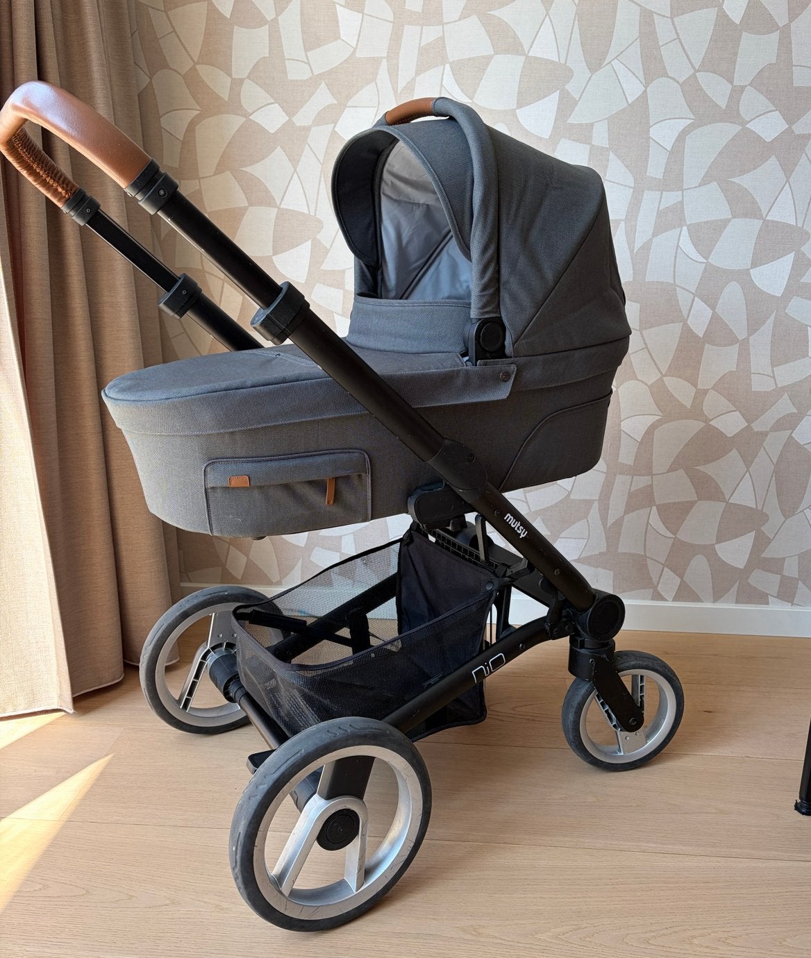 Mutsy Nio combiwagen - incl accessoires. Zgan., Ophalen, Zo goed als nieuw, Combiwagen, Mutsy