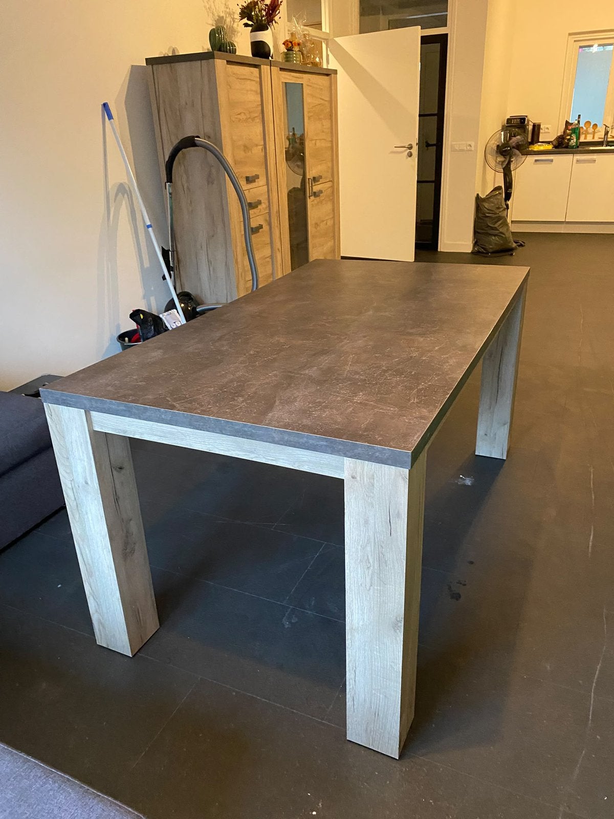Eetkamertafel, Ophalen, 50 tot 100 cm, Zo goed als nieuw, 150 tot 200 cm