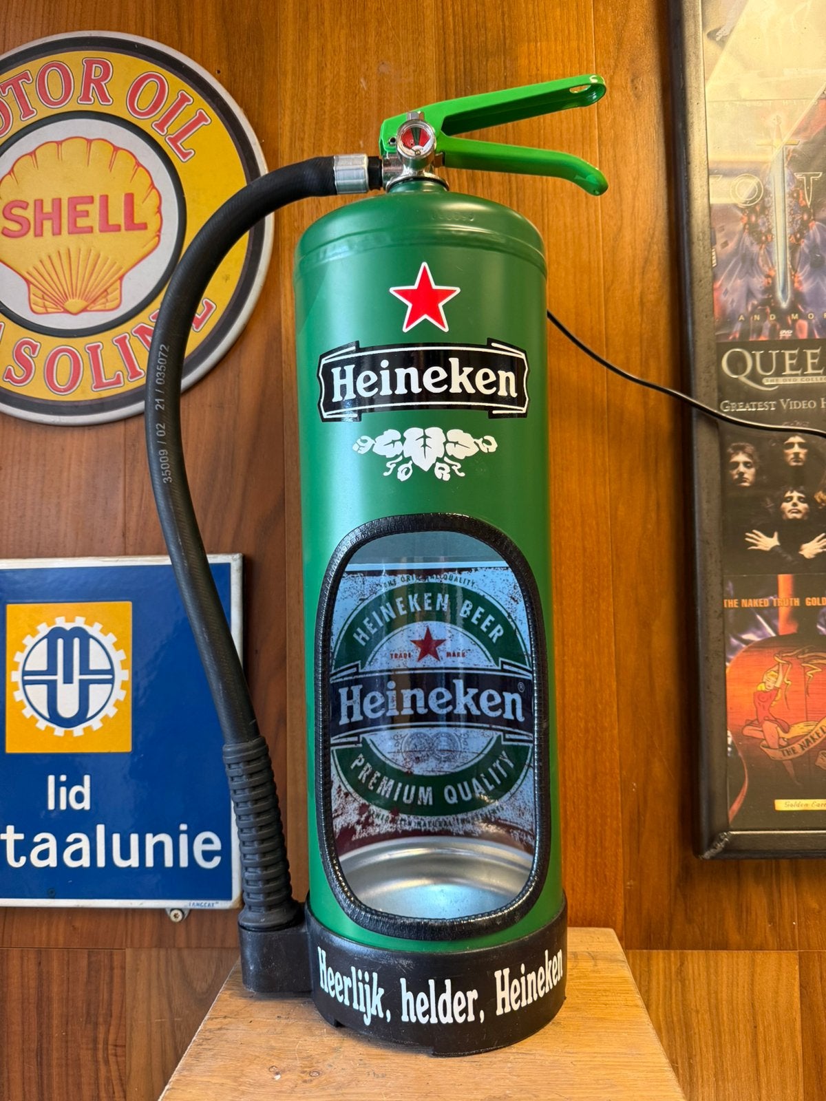 Heineken decoratieve brandblusser lamp, mancave, Ophalen of Verzenden, Nieuw