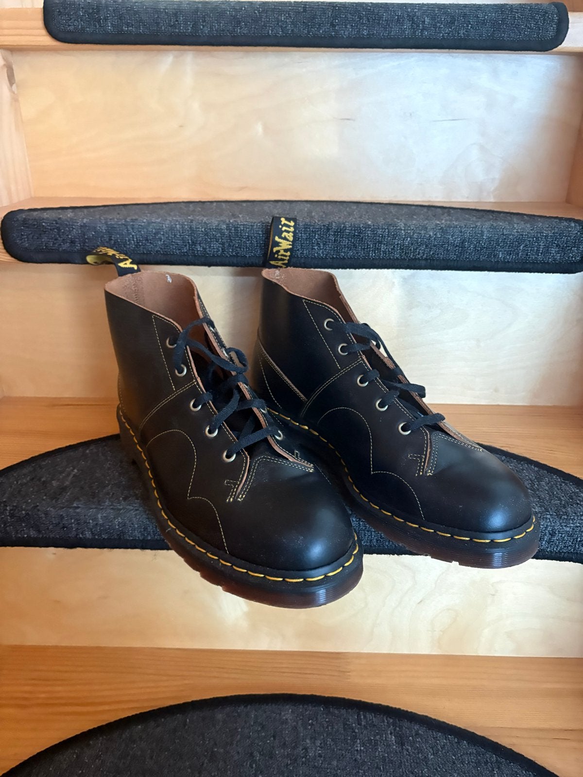 Dr. Martens Church Monkey Boots Zwart - Zo goed als nieuw, Ophalen of Verzenden, Zo goed als nieuw, Zwart, Lage of Enkellaarzen