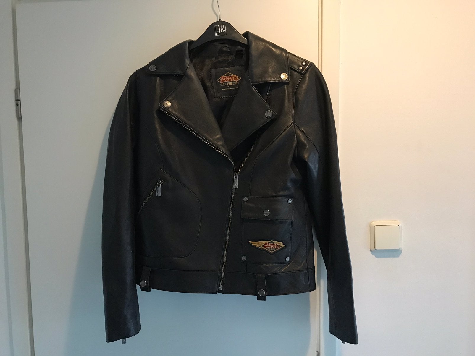 Harley-Davidson jas, Ophalen of Verzenden, Tweedehands, Dames, Jas | leer