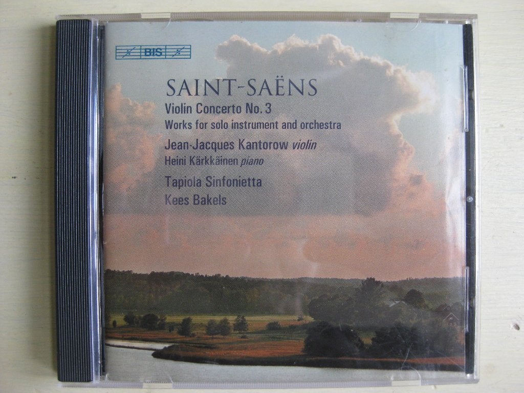 Saint Saëns: Violinconcerto No. 3, e.a.: Kantorow, Bakels, Ophalen of Verzenden, Romantiek, Gebruikt, Orkest of Ballet