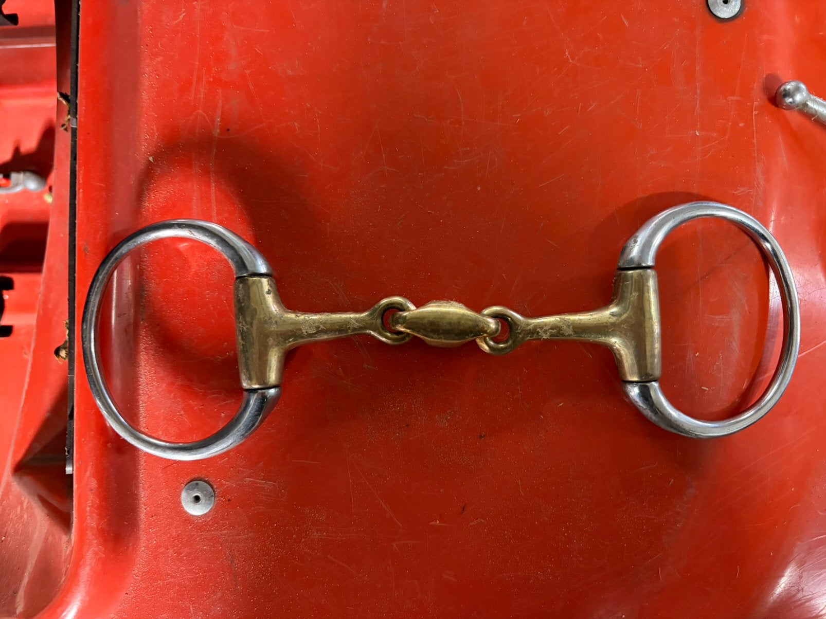 Dubbelgebroken bustrens goldbrass 12,5, Dieren en Toebehoren, Ophalen of Verzenden, Zo goed als nieuw, Bit