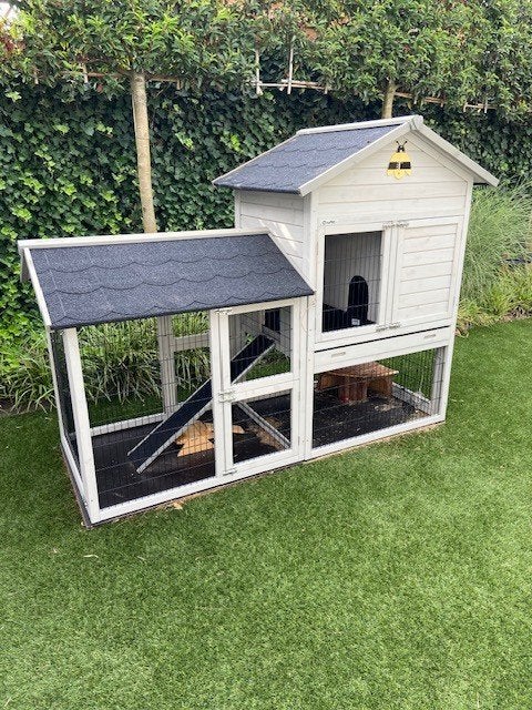 Super luxe Konijnenkooi, 110 cm of meer, Ophalen of Verzenden, Zo goed als nieuw, 90 cm of meer