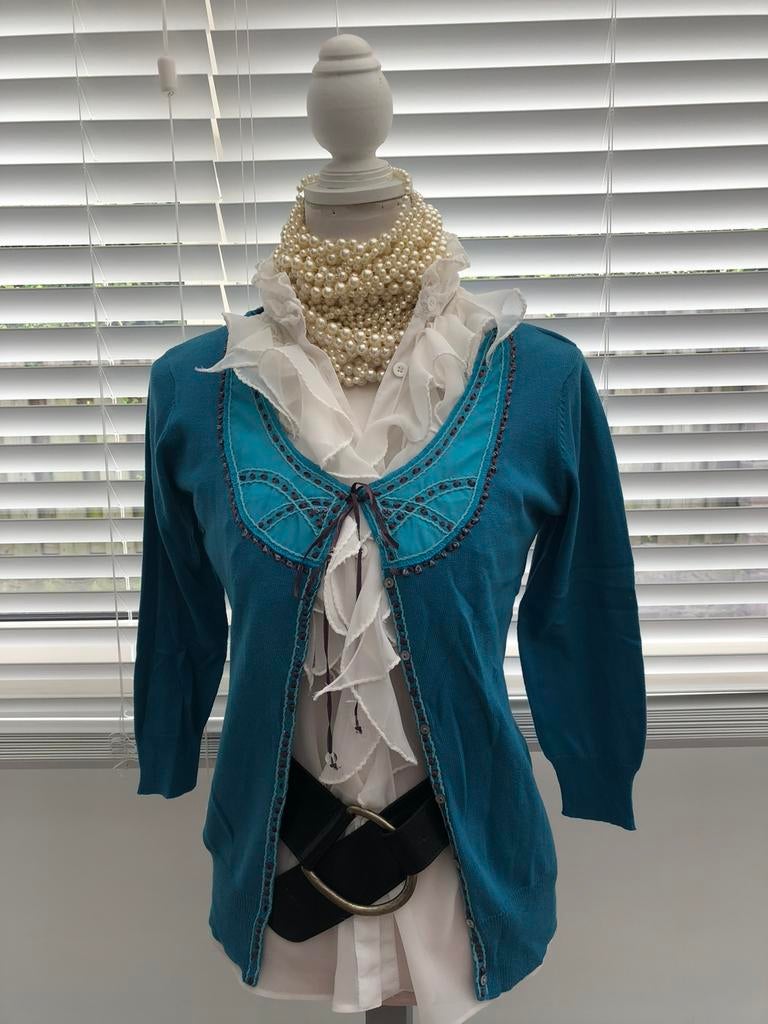 Nieuw Ongedragen Steps Vest blauw m l 38 40 met kaartjes, Kleding | Dames, Truien en Vesten, Verzenden, Nieuw, Maat 38/40 (M)