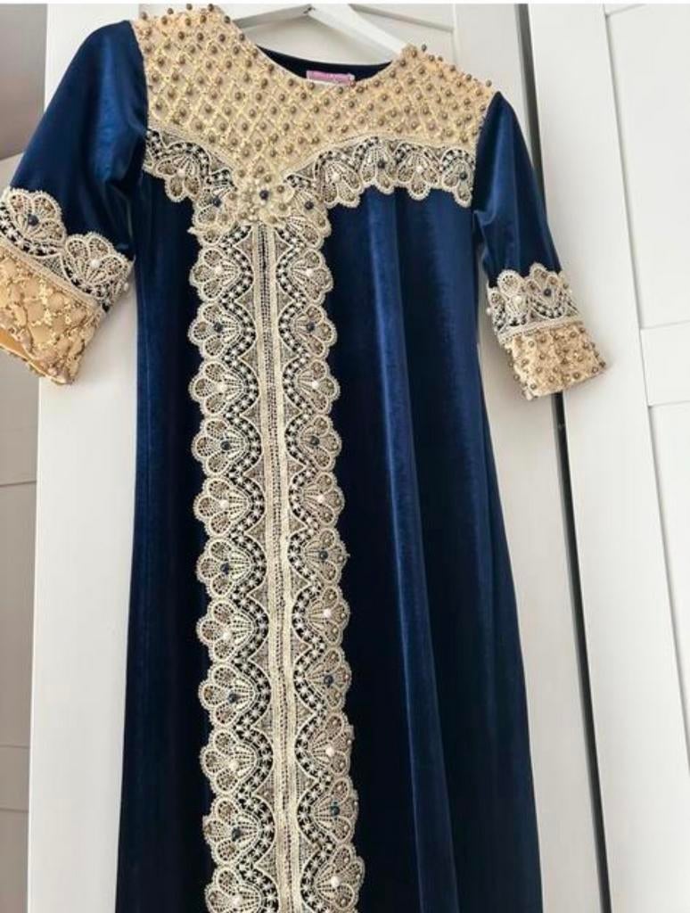 Marokkaanse kaftan caftan meisjes leeftijd 8/9 jaar, Ophalen of Verzenden, Zo goed als nieuw, Maat 34 (XS) of kleiner, Overige typen