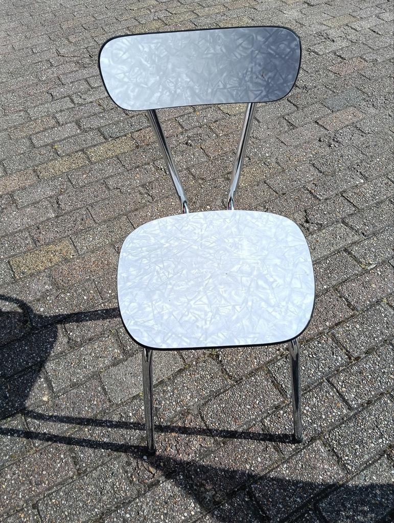 formica stoel, Ophalen, Gebruikt, Vintage, Retro, Metaal