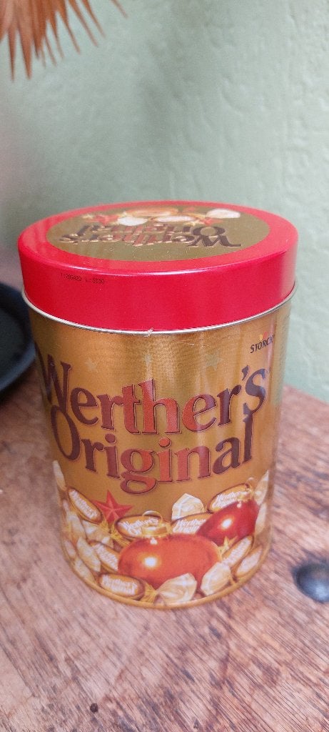 Oude blikken doos Werther's Original, Verzamelen, Ophalen of Verzenden, Zo goed als nieuw, Overige, Overige merken