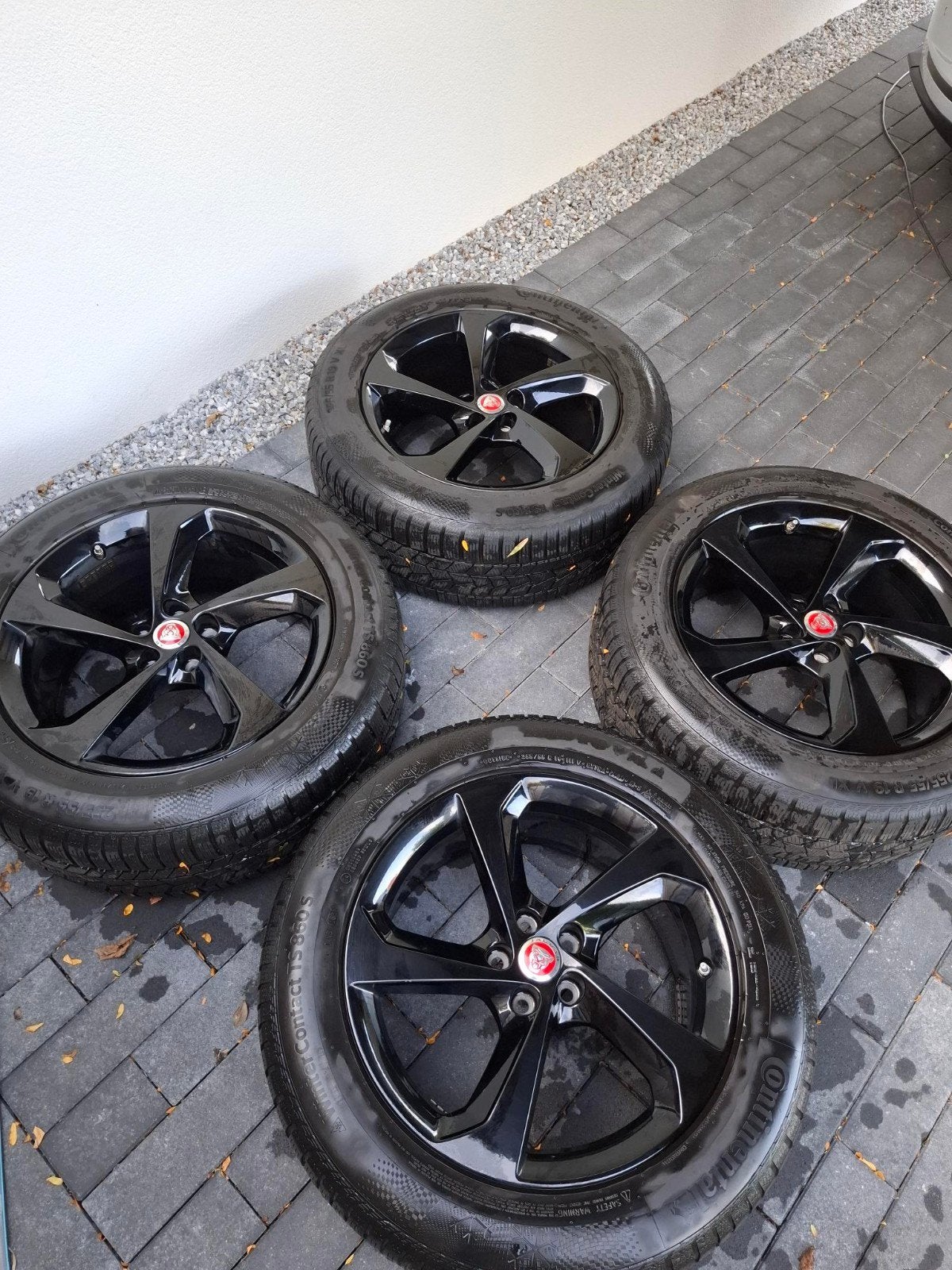 Winterwielen Jaguar F-Pace / Range Rover Velar / Evoque, Auto-onderdelen, Gebruikt, 255 mm, Banden en Velgen, Winterbanden