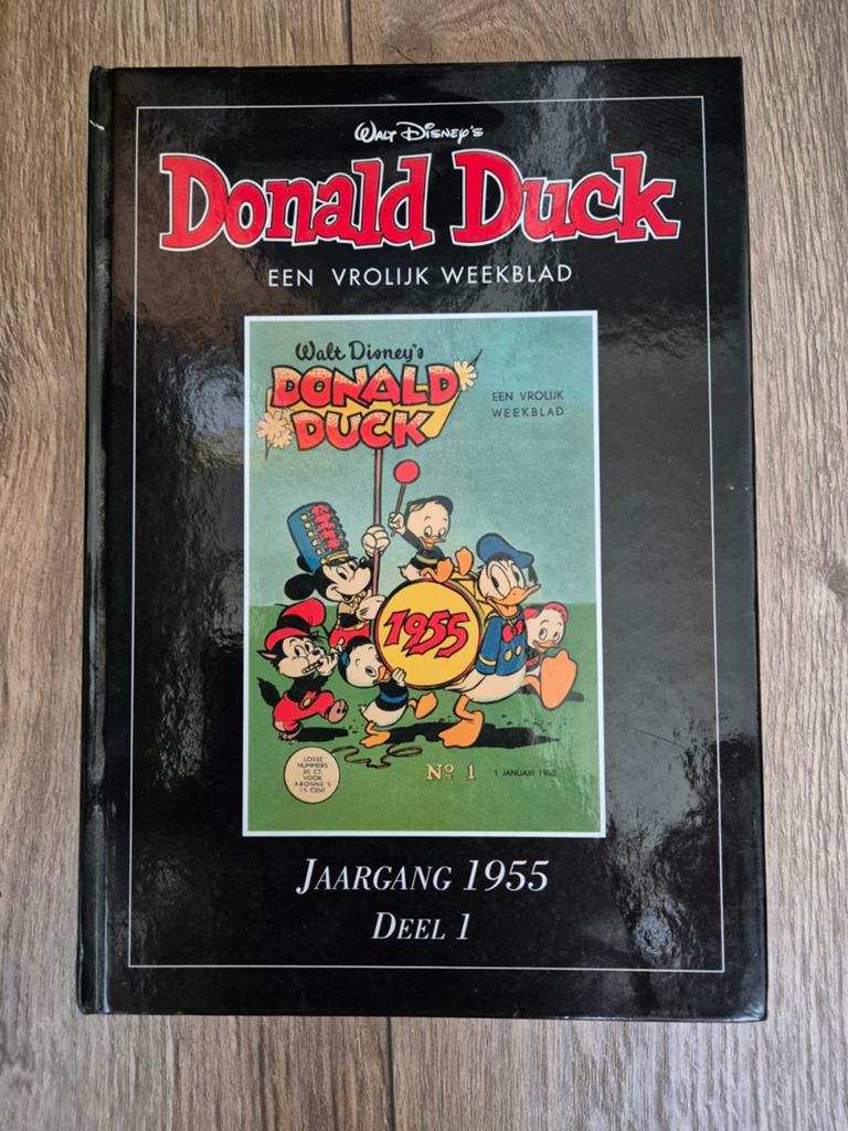 Donald Duck Jaargang 1955 Deel 1 - Verzamelalbum, Meerdere stripboeken, Ophalen of Verzenden, Zo goed als nieuw, Walt Disney