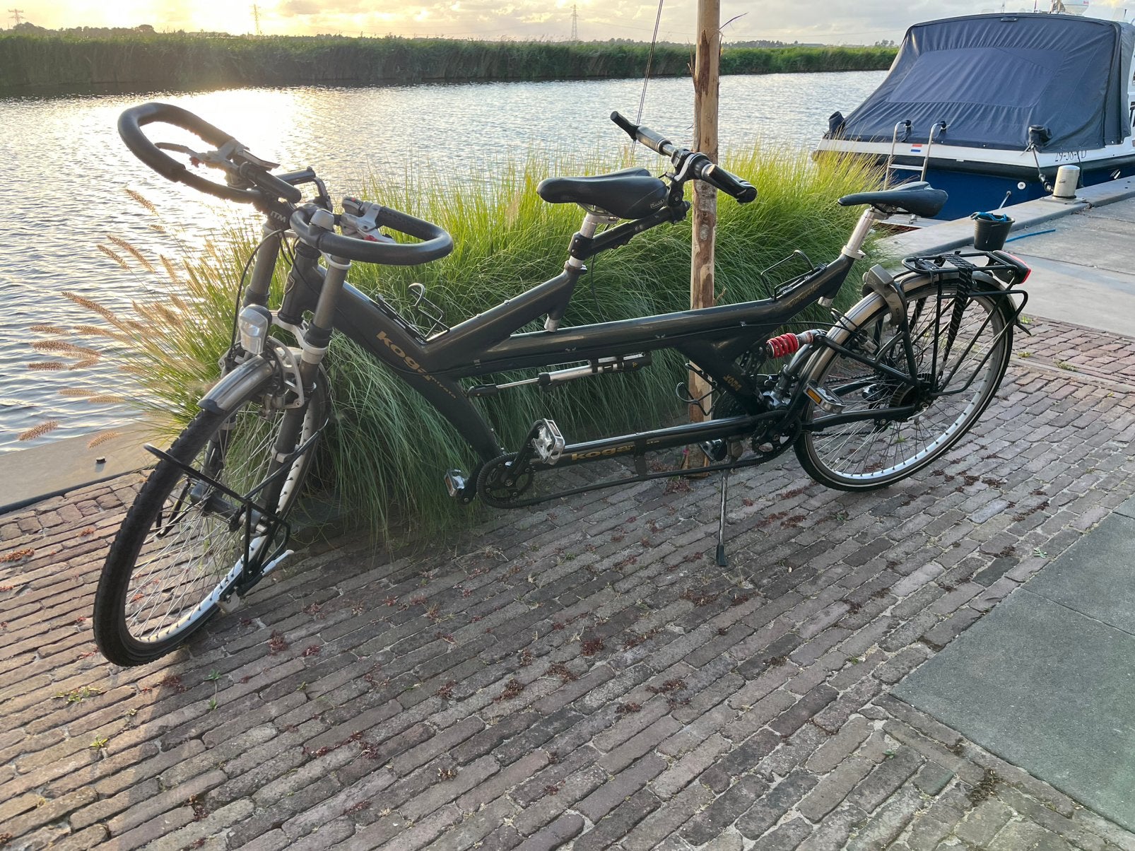Koga miyata Twintraveller / sporttandem, perfecte conditie, Fietsen en Brommers, Fietsen | Tandems, Gebruikt, 15 tot 20 versnellingen