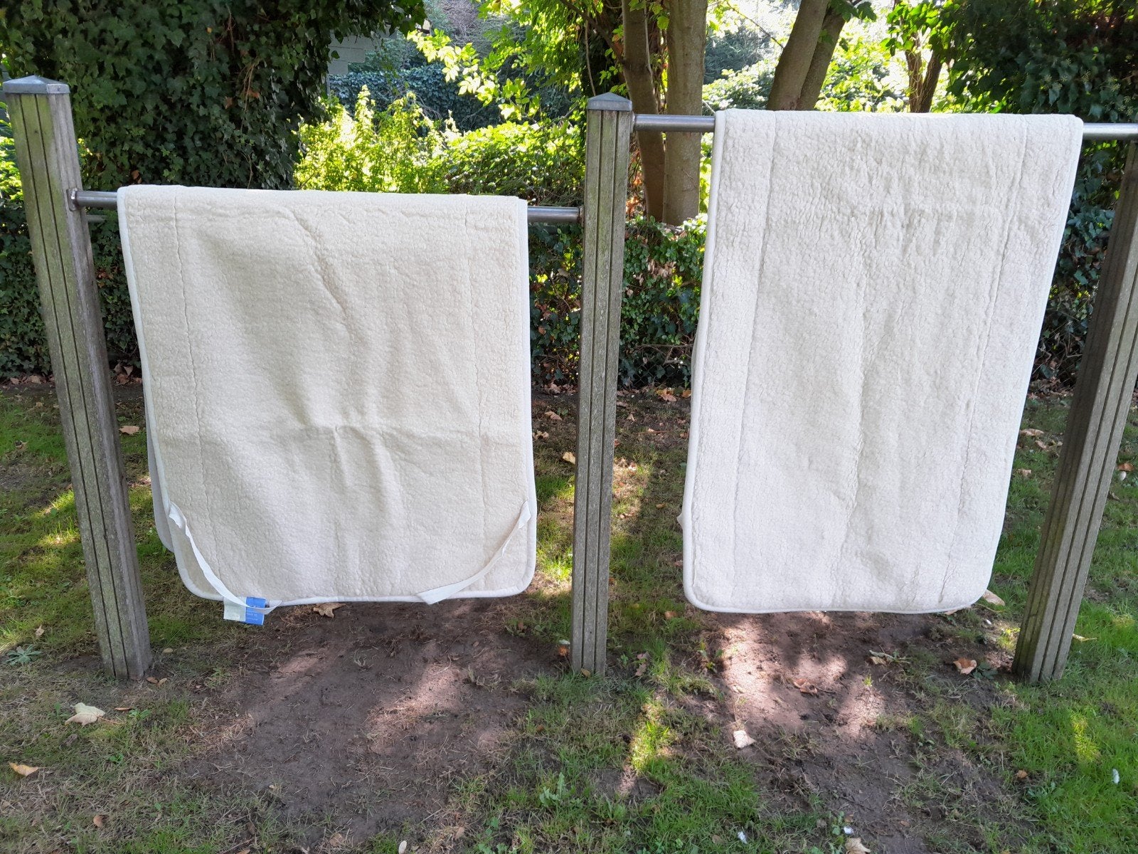 Slaappunt wollen onderdeken, eenpersoons, Ophalen, Gebruikt, Eenpersoons, Beige