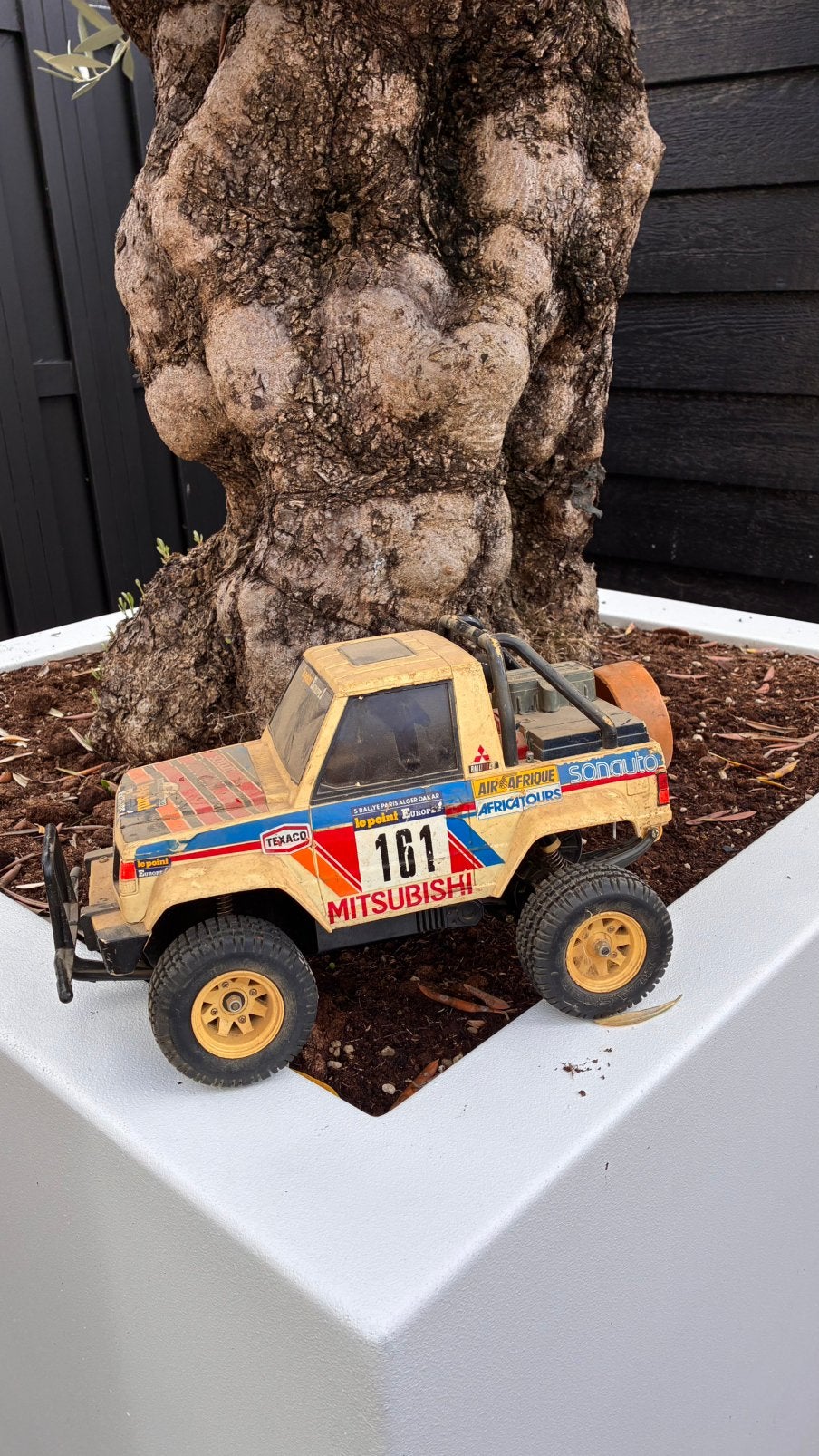 Tamiya Mitsubishi Pajero 58044 Barnfind ! Vintage 1984, Hobby en Vrije tijd, Ophalen of Verzenden, Gebruikt, Groter dan 1:32