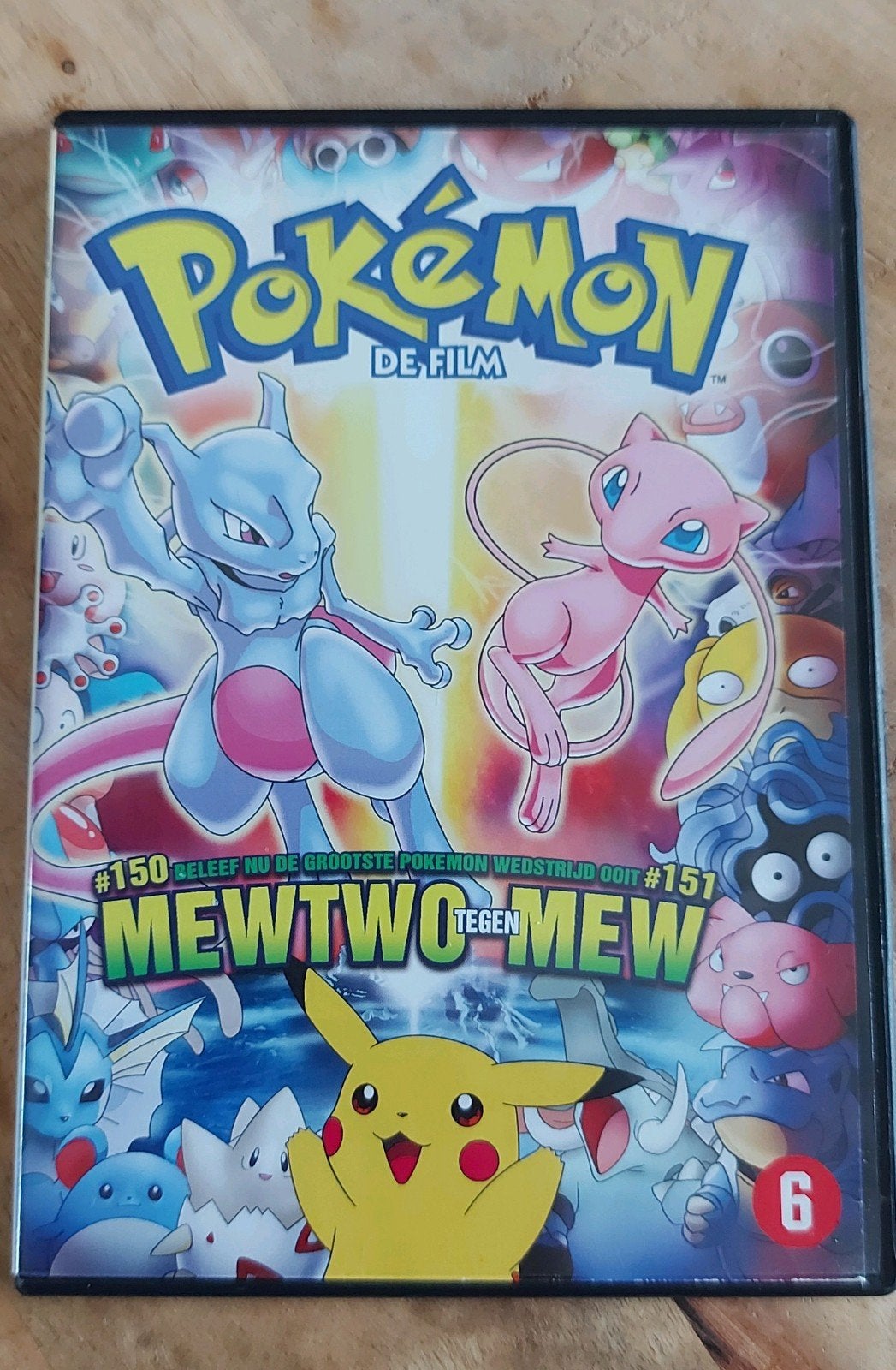 Pokemon Dvd collectie en film Mewtwo, Cd's en Dvd's, Zo goed als nieuw, Alle leeftijden, Anime (Japans), Ophalen of Verzenden