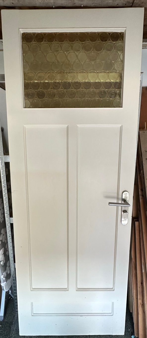 Jaren 30 Binnendeur - 210x77cm, Doe-het-zelf en Verbouw, Deuren en Horren, Ophalen, Gebruikt, Minder dan 80 cm, Binnendeur