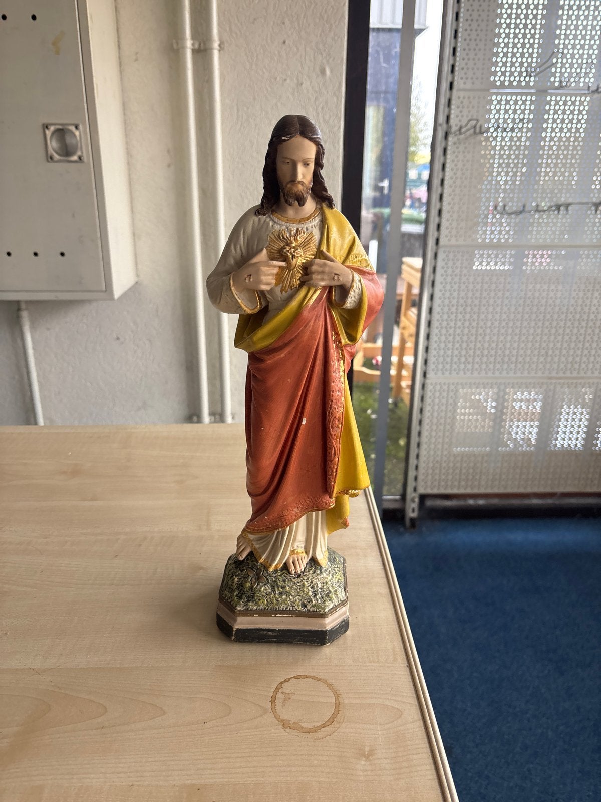 Heilig Hart Jezus beeld - 40 cm hoog, Antiek en Kunst, Ophalen of Verzenden