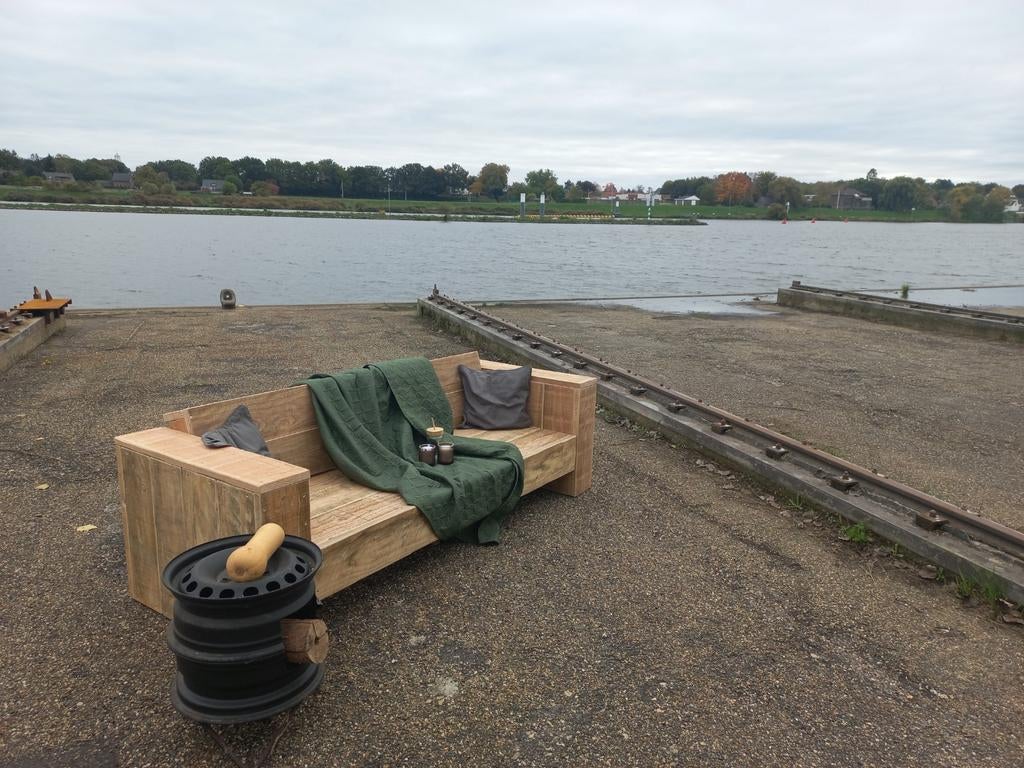 Douglas/steigerhout bank loungebanken tuinbank, Ophalen of Verzenden
