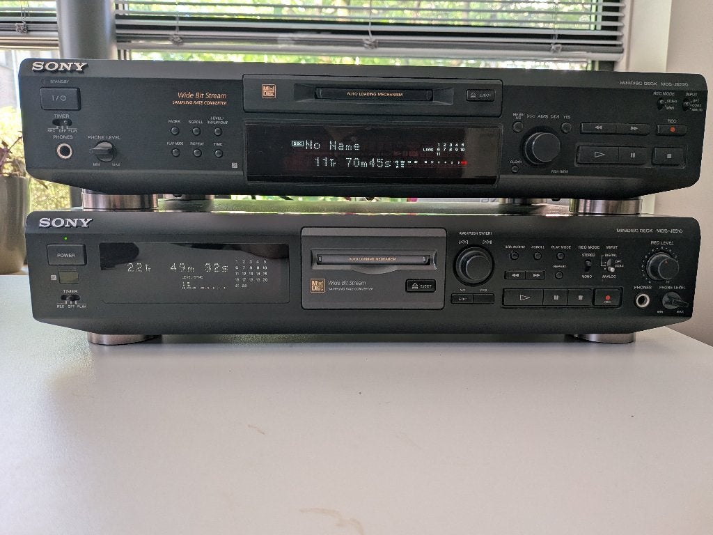 MiniDisc deck MDS-JE520 (zie ook mijn andere MDadvertenties), Audio, Tv en Foto, Walkmans, Discmans en Minidiscspelers, Ophalen