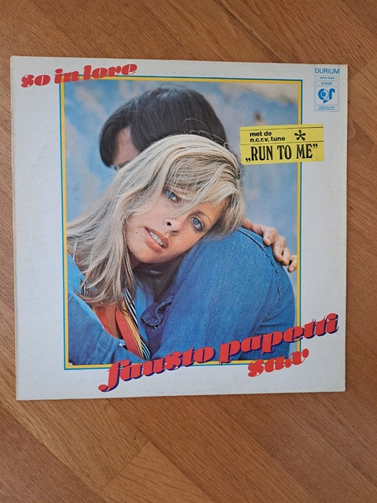LP Vinyl - Fausto Papetti - So in Love - Saxofoon - 1974, LP, Gebruikt, Ophalen of Verzenden, Beschermende buitenhoes