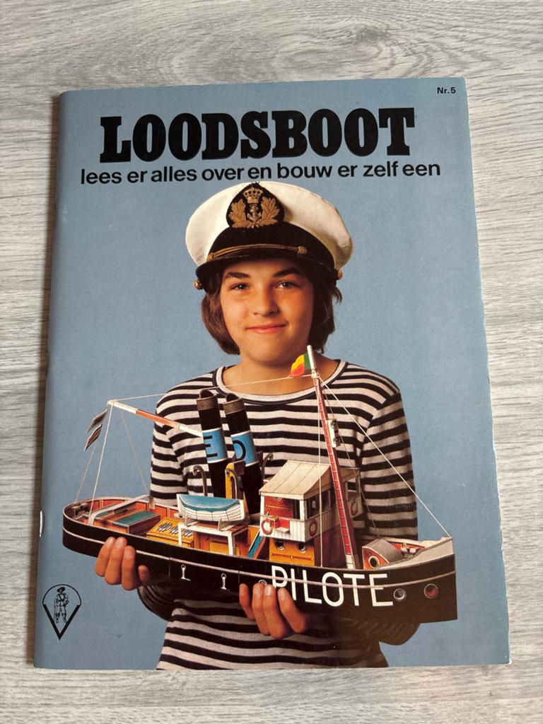 Vintage Loodsboot & Vliegtuig Bouwboekjes (Nr. 5 & 6), Ophalen of Verzenden, Gebruikt, Overige merken