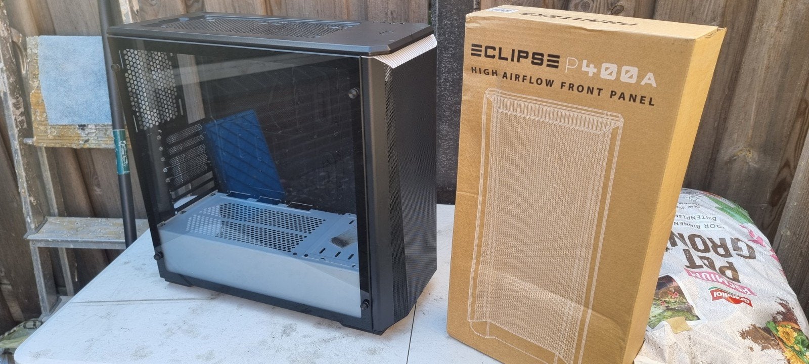 Phanteks Eclipse P400 Tempered Glass Zwart, Computers en Software, Ophalen of Verzenden, Gebruikt