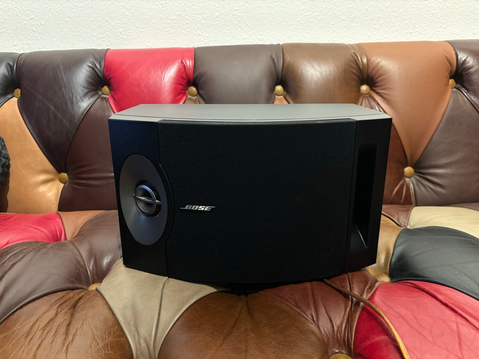 Bose 201 V  Speakerset Zwart met 2 x Acoustimass Double Cube, Gebruikt, Speakerset, Ophalen of Verzenden, Bose