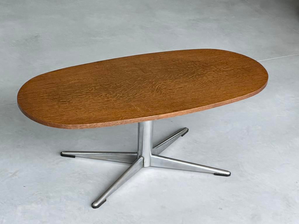 Scandinavische coffeetable, ovaal 1960s, Ophalen of Verzenden