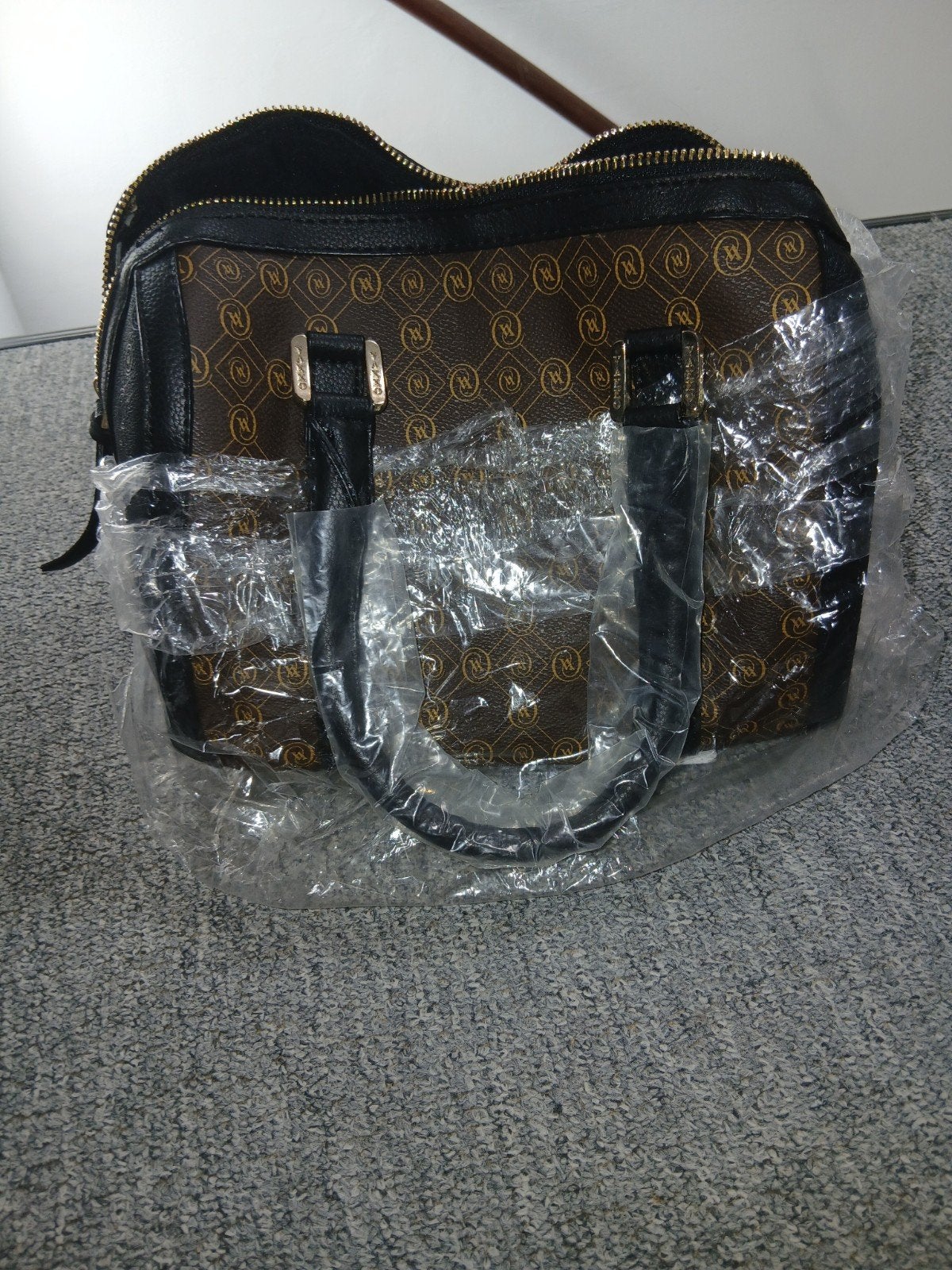 Vakko Handtas - Nieuw met Monogram Patroon, Ophalen of Verzenden, Nieuw, Bruin, Handtas