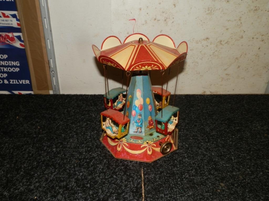 Wilesco nostalgie carousel topstaat stoomaangedreven, Antiek en Kunst, Ophalen of Verzenden