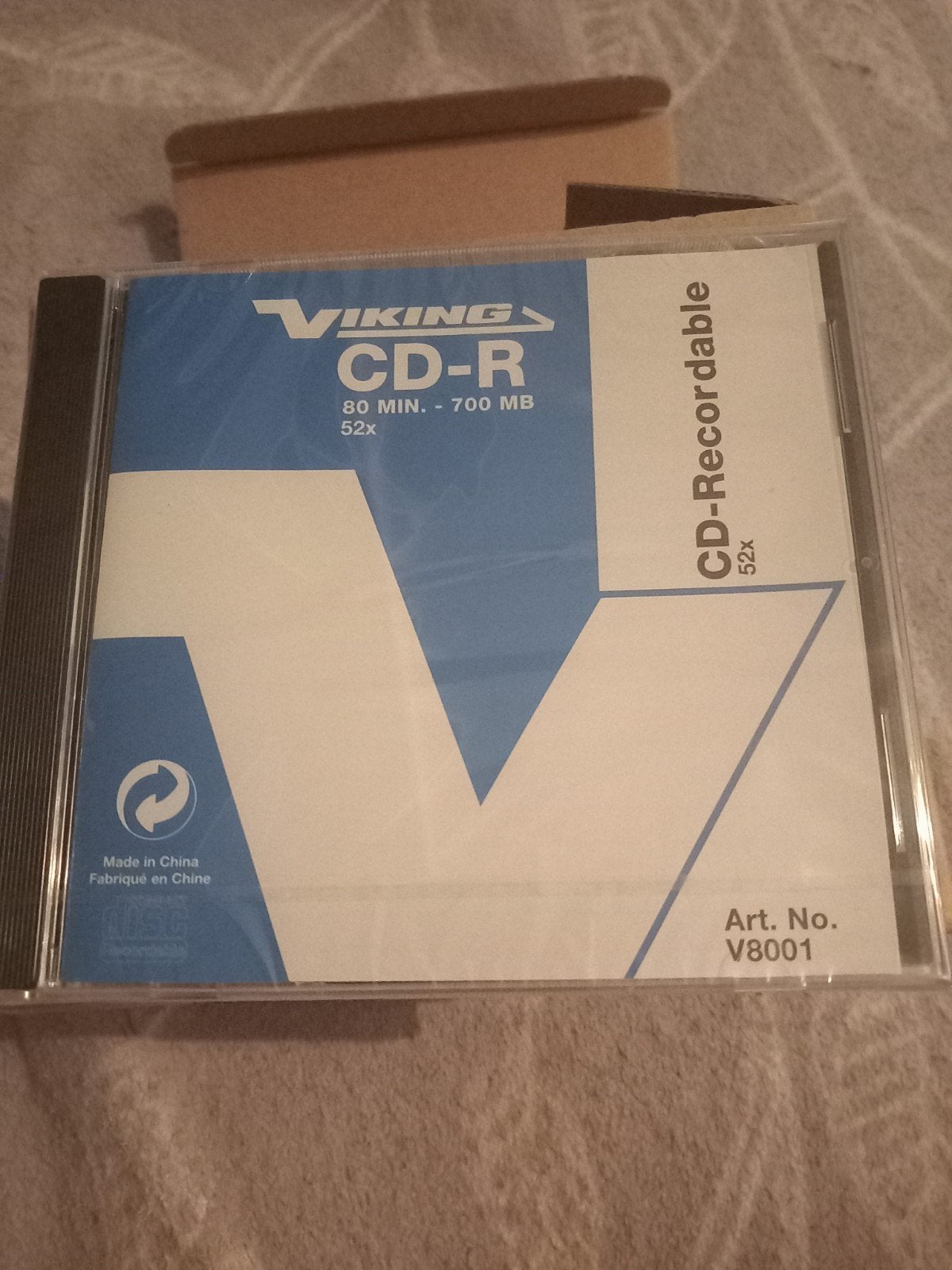 Viking CD-R 80 min 700 MB 52x - 110 stuks nieuw in doos, Computers en Software, Viking, Op spindel, Cd, Nieuw