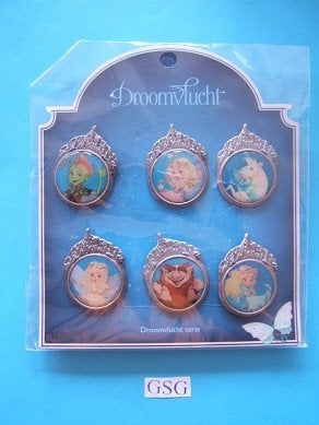 Droomvlucht nr. EPP387-01 t/m EPP392-01, Ophalen, Nieuw, Button of Speldje