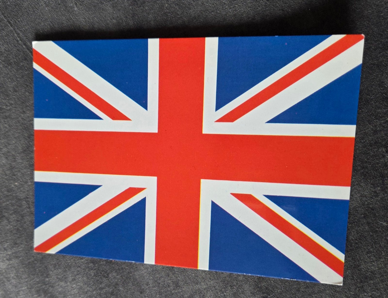 Vintage briefkaart Union Jack vlag Groot-Brittannië, Verzenden, 1960 tot 1980, Ongelopen, Engeland