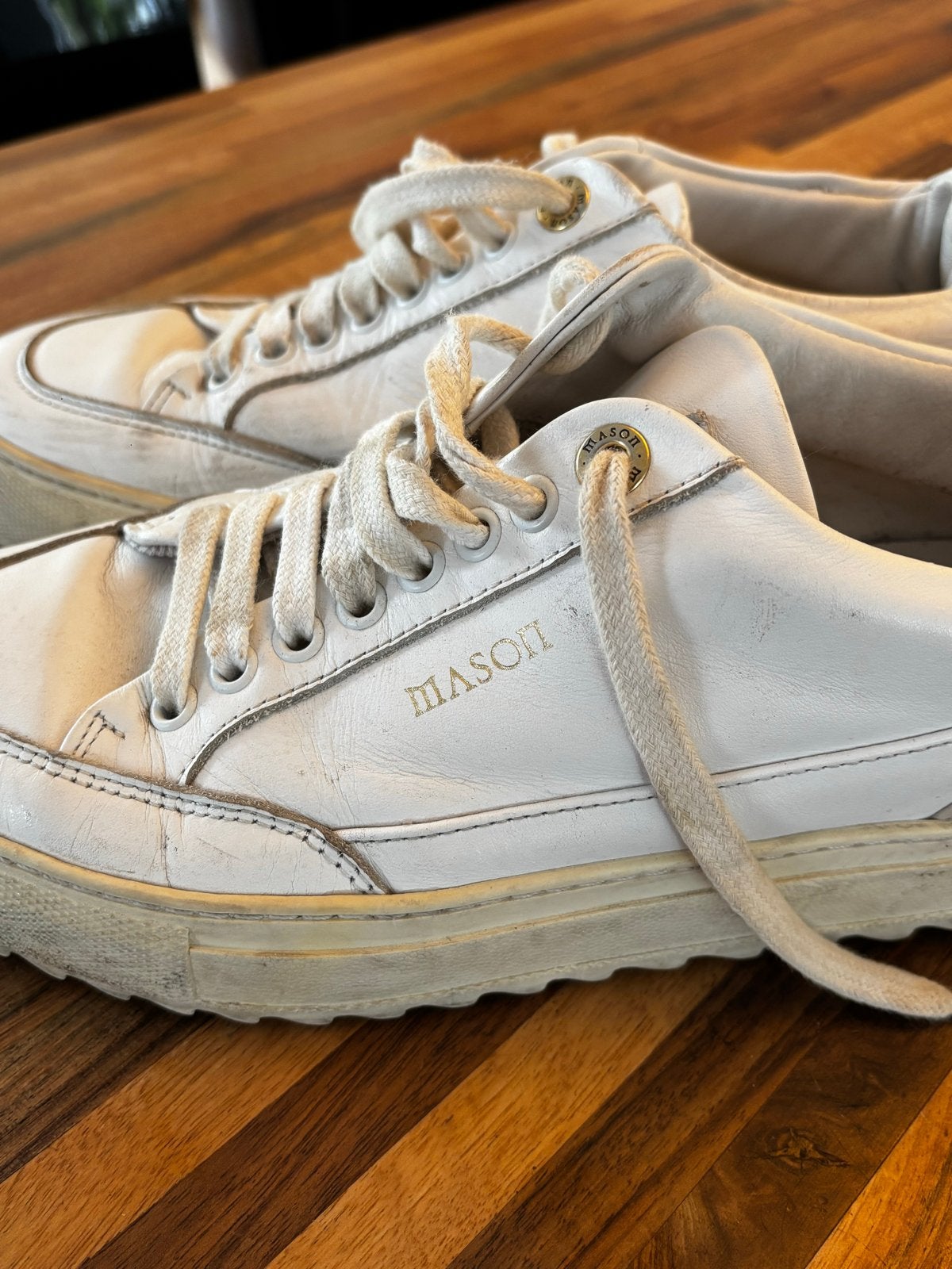 Mason Garments Sneakers - Maat 38/39, Kleding | Dames, Schoenen, Ophalen of Verzenden, Gedragen, Wit, Sneakers of Gympen