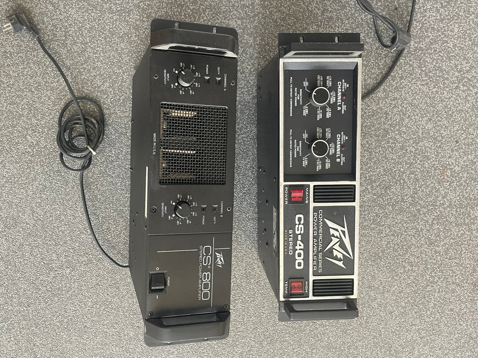 Peavey CS-800 en  CS-400 versterker, Ophalen, Gebruikt, 500 tot 1000 watt, P.A.