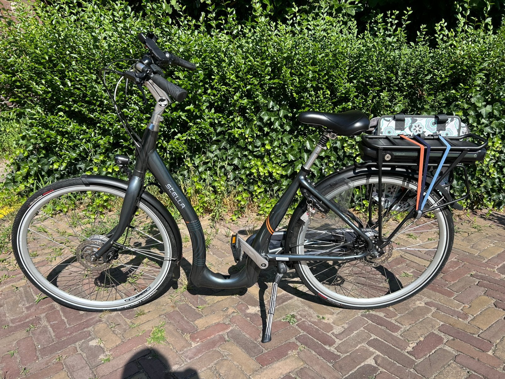 Stella E-bike - Nantes Blue/Grey FDST Superior U N7D, Zo goed als nieuw, 47 tot 51 cm, 50 km per accu of meer, Ophalen