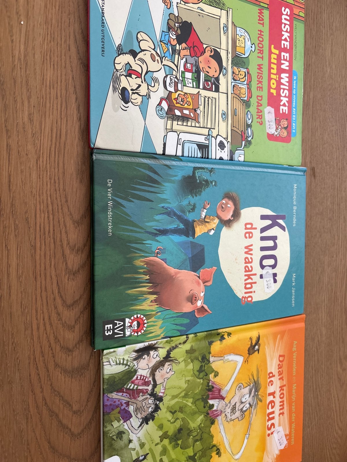 3 kinderboeken AVI E3 & E4: Suske en Wiske, Knor, Reus, Boeken, Ophalen of Verzenden, Gelezen, Fictie algemeen