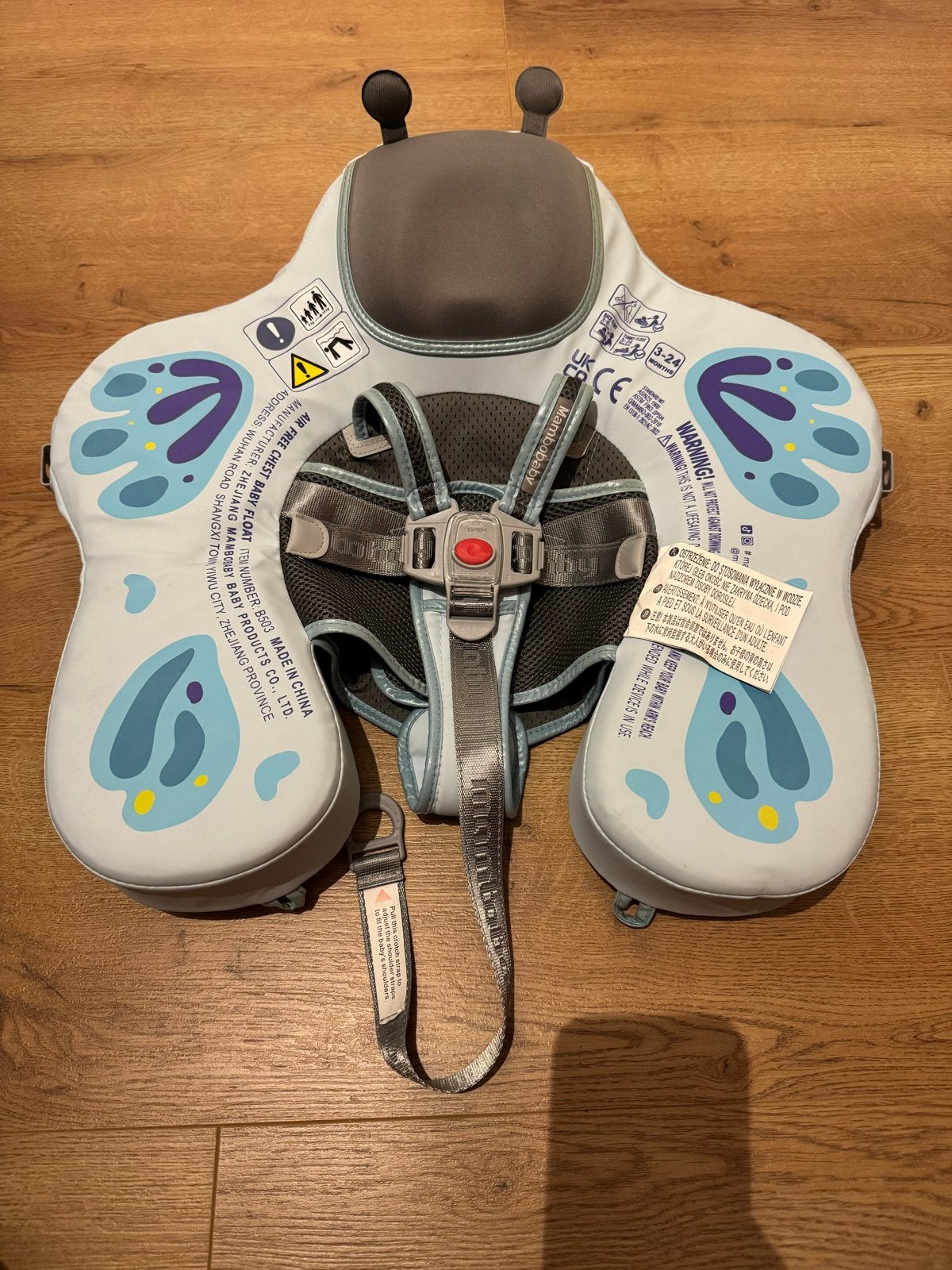 Mambobaby babyfloat met zonnekap, Ophalen of Verzenden, Zo goed als nieuw, Overige typen
